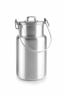 Bidon pentru lapte Ibili-KitchenAids, aluminiu, 12x20.5 cm, 2 l, argintiu