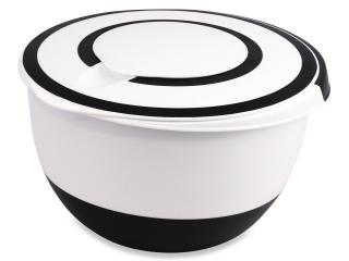 Bol mixare Excellent Houseware, polipropilena, 26x16 cm, alb negru