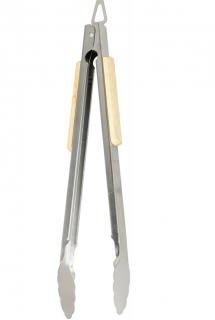 Cleste gratar Vaggan, otel inoxidabil lemn, 37 cm, argintiu maro