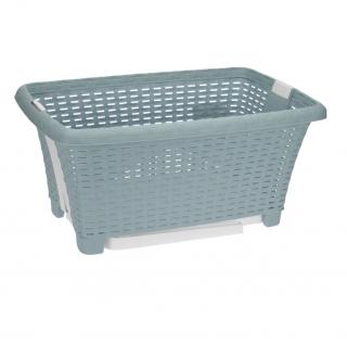 Cos rufe cu picioare Excellent Houseware, polipropilena, 60x40x60 cm, vernil