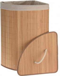 Cos rufe Excellent Houseware, bambus, 35x35x60 cm, maro