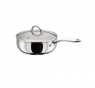 Cratita cu capac Judge Classic, otel inoxidabil, 24 cm, negru