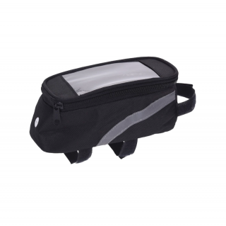 Geanta pentru bicicleta Excellent Houseware, poliester, 22x13x8 cm, negru