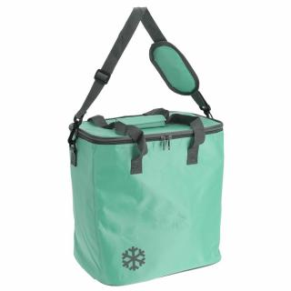 Geanta termoizolanta Excellent Houseware, poliester, 29x31x21 cm, 18 l, verde deschis