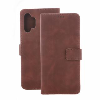 Husa de protectie Smart Velvet pentru Samsung A35 5G, piele artificiala TPU, maro