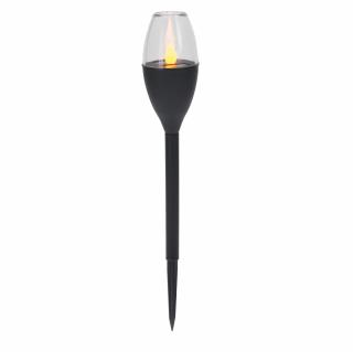 Lampa iluminat solar Pro Garden, polipropilena, 6x37 cm, negru