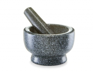 Mojar cu pistil Zeller, granit, 13x8 cm, gri