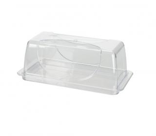 Platou servire Excellent Houseware, plastic, 38.5x19x15 cm, transparent