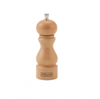 Rasnita sare Stellar Kitchen, lemn de fag, 14 cm, maro