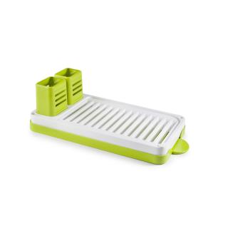 Scurgator de vase Ibili, plastic, 44x22x13cm, alb verde