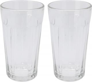 Set 2 pahare Excellent Houseware, sticla, 7x13 cm, 350 ml, transparent