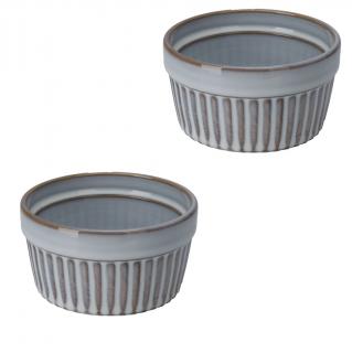 Set 2 ramekini Excellent Houseware, ceramica, 9.5x5 cm, 200 ml, vernil