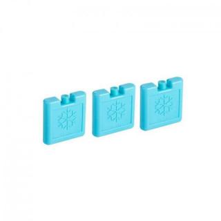 Set 3 pastile racire Ibili, plastic, 7.5x7.5x1.8 cm, 60 ml, albastru