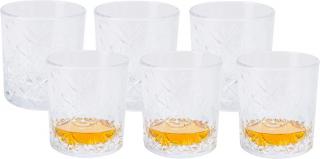 Set 6 pahare Excellent Houseware, sticla, 8x10 cm, 340 ml, transparent