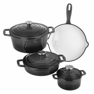 Set oale fonta masiva Xanten Premium Gray, fonta, 4 piese, gri