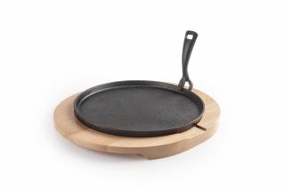 Set servire tapas Ibili-Accesorios, fonta lemn, 30x4.2 cm, negru maro