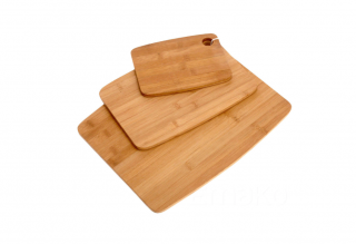 Set tocatoare Excellent Houseware, bambus, 38x29x0,9cm, maro