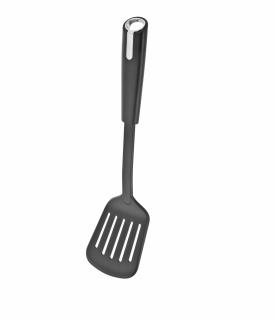 Spatula perforata Judge-Satin Tools, plastic nailon, 33x8.2x6 cm, negru
