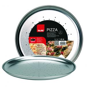 Tava perforata pizza Ibili-Clasica, otel inoxidabil, 28 cm, argintiu