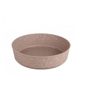 Tava rotunda OMS, aluminiu granit, 26 cm, maro