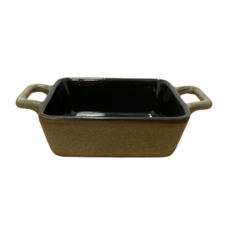 Tava servire Excellent Houseware, ceramica, 13.5x11x5 cm, verde