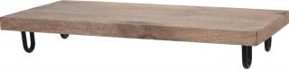 Tava servire Excellent Houseware, lemn mango, 39x19x6 cm, maro