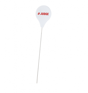 Tester pentru prajituri Judge Kitchen, otel inoxidabil plastic, 16 cm, alb argintiu