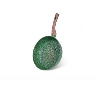 Tigaie adanca Fissman-Malachite, aluminiu, 28x7 cm, verde maro