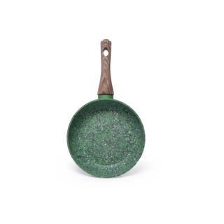 Tigaie Fissman-Malachite, aluminiu, verde maro