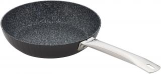 Tigaie universala Judge Evertough, otel inoxidabil aluminiu, 24 cm, negru argintiu