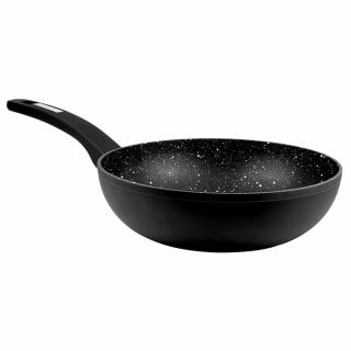 Tigaie wok Carl Schmidt Sohn-Marburg, aluminiu, 24 cm, negru