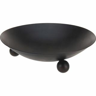 Vatra pentru foc Ambiance, fier, 57x15 cm, negru