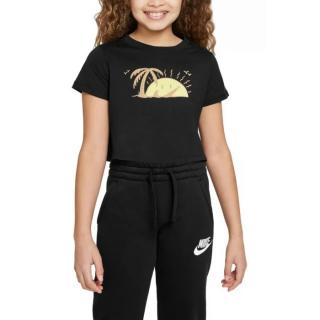 G NSW TEE SUN SWOOSH CROP