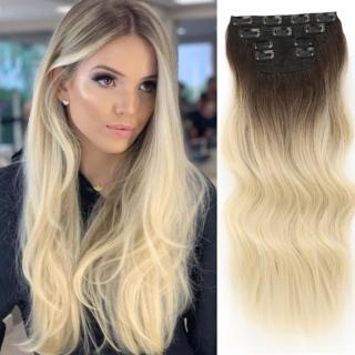 Extensii Clip-On Platinum Balayage