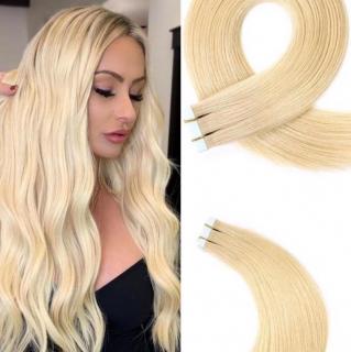 Extensii Tape-In Blond Natural  613