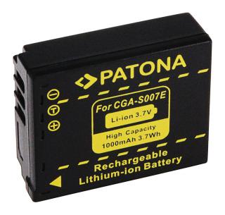 Acumulator Patona CGA-S007 1000mAh pentru Panasonic DMC-TZ5