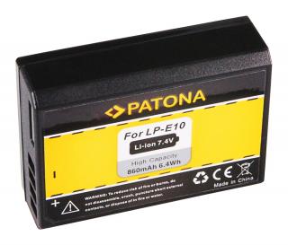 Acumulator Patona pentru Canon LP-E10 860mAh