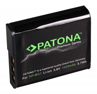 Acumulator Patona Premium NP-BG1 1020mAh  pentru Sony CyberShot DSC H55 DSC H70 DSC H90 DSC HX10V DSC HX20V DSC HX5V DSC HX7V DSC HX9V DSC WX1 DSC WX10