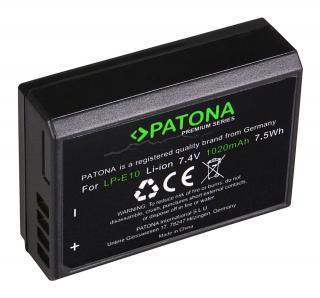 Acumulator Patona Premium pentru Canon LP-E10 1020mAh