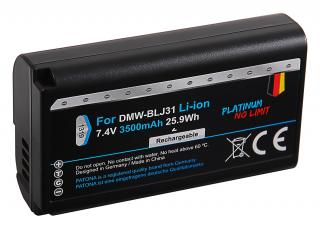 Acumulator pentru Panasonic DMW-BLJ31 3500mAh Patona Platinum