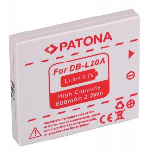 Acumulator pentru Sanyo DB-L20A 600mAh Patona