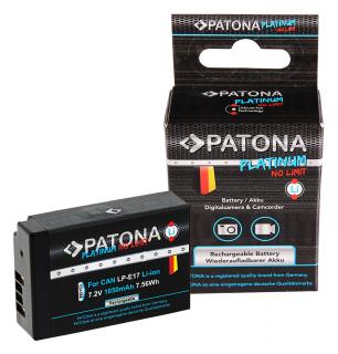 Acumulator tip Canon LP-E17 1050mAh Patona Platinum