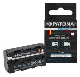 Acumulator tip Sony NP-F550 cu port USB-C 3500mAh Patona Platinum