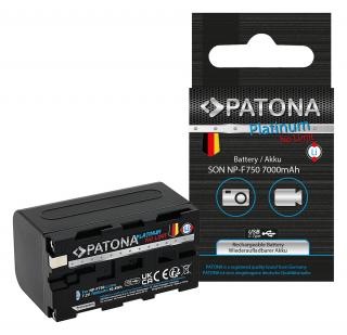 Acumulator tip Sony NP-F750 cu port USB-C 7000mAh Patona Platinum