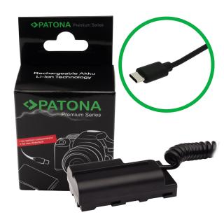 Adaptor pentru acumulator Sony NP-FM50 NP-F550 NP-F750 NP-F960 NP-F970 NP-FM500 cu USB-C Patona Premium