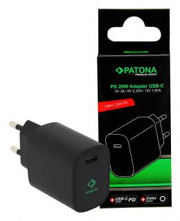 Adaptor retea PD20W 5V 3A 9V 2.22A 12V 1.67A USB-C PD3.0 QC3.0 Patona Premium