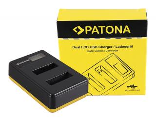 Incarcator Dual USB cu LCD pentru acumulator Sony NP-BX1 Patona