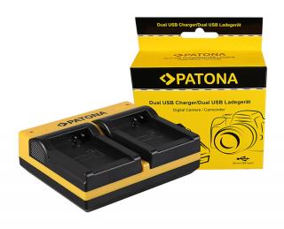 Incarcator Dual USB cu placute pentru acumulator Canon NB-10L Patona