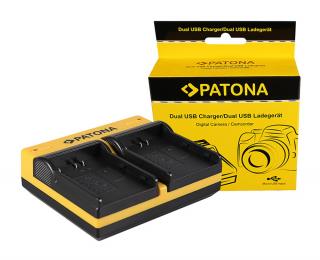 Incarcator Dual USB cu placute pentru acumulator Nikon EN-EL3e Patona