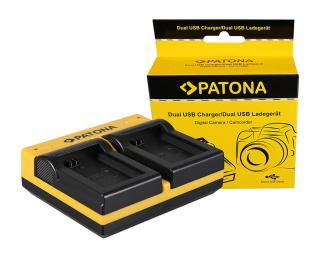 Incarcator Dual USB cu placute pentru acumulator Sony NP-FW50 Patona